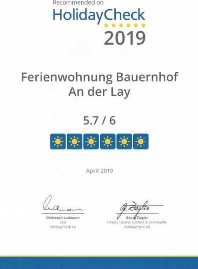 Ferienhof An Der Lay Kerpen  外观 照片